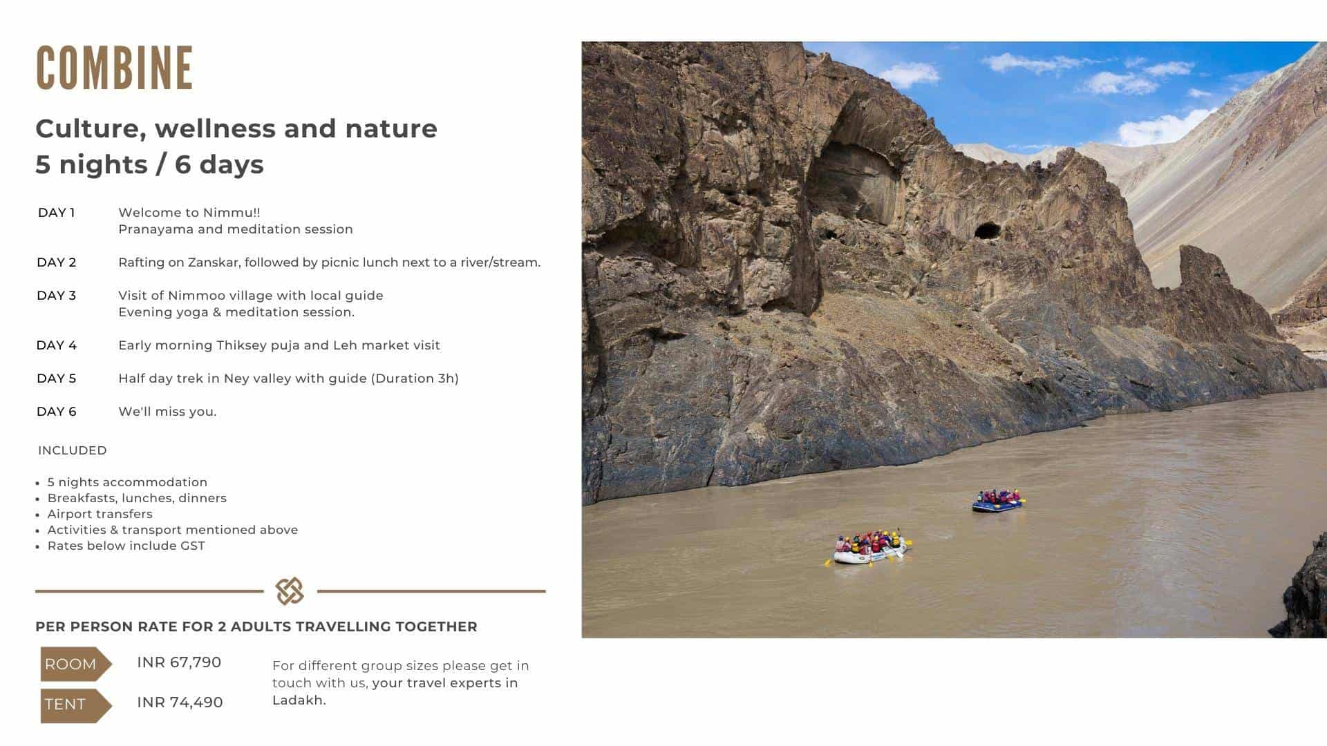 Experience Culture Wellness and Adventure at Nimmu House Ladakh